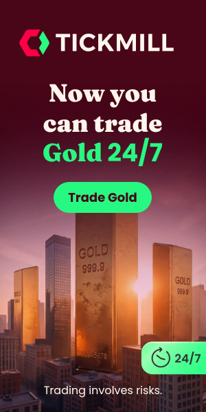 Tickmill Gold 24/7 — Trade gold around the clock